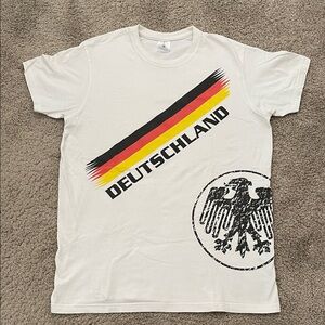 White Deutschland Graphic T-Shirt